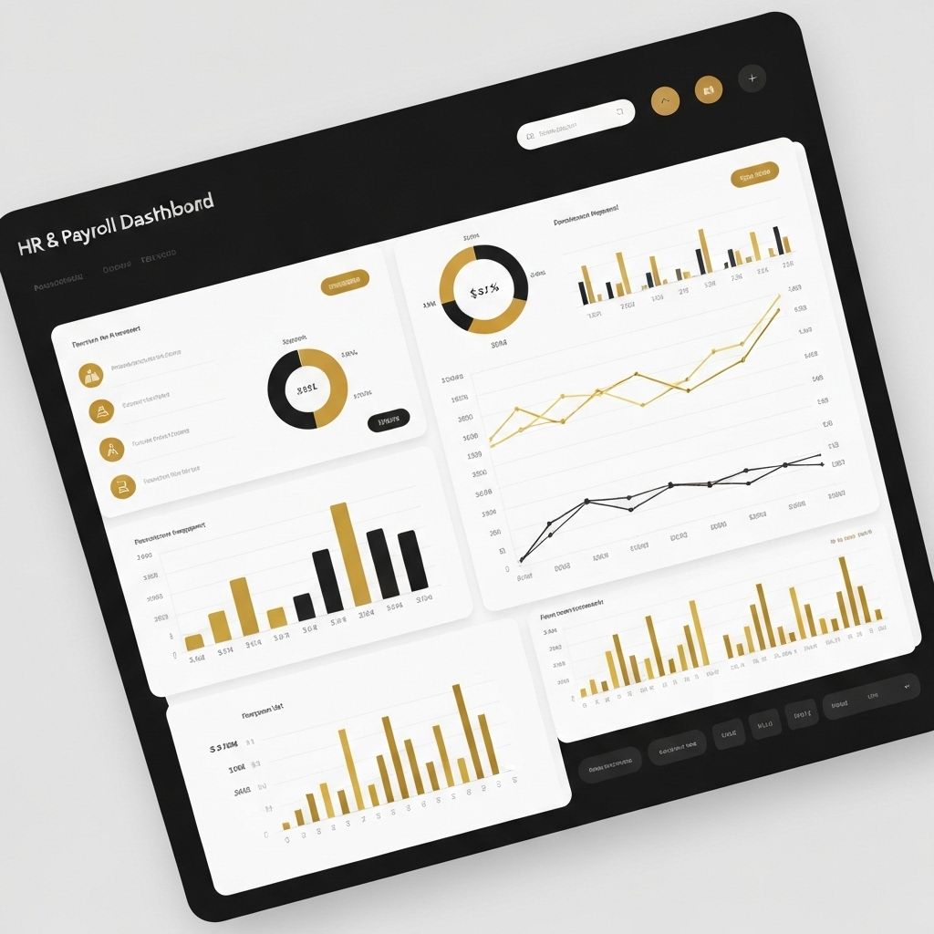 HR and payroll dashboard