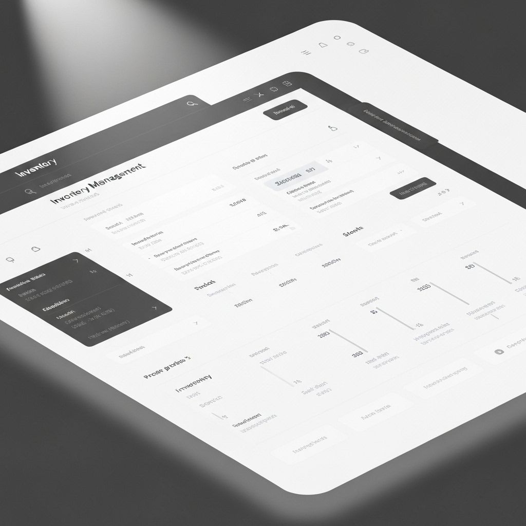 Inventory and stock management UI