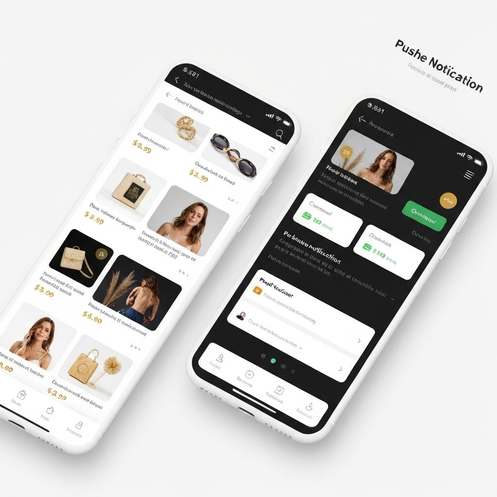 Mobile e‑commerce app design